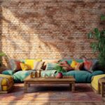 ¿Cómo combinar sofás de distinto color?