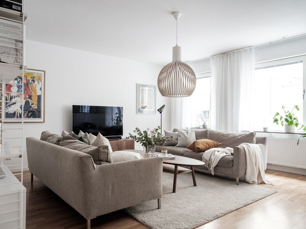 Dónde colocar el sofá en el salón de tu casa